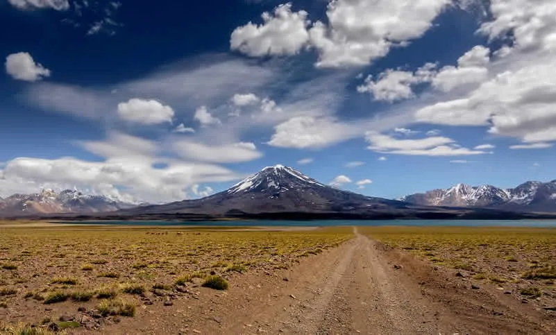 Visitando Laguna del Diamante, en Mendoza