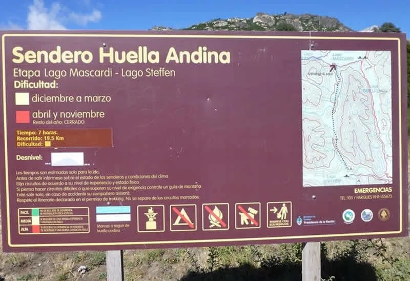 Se completó la huella andina que une a El Hoyo y Lago Puelo