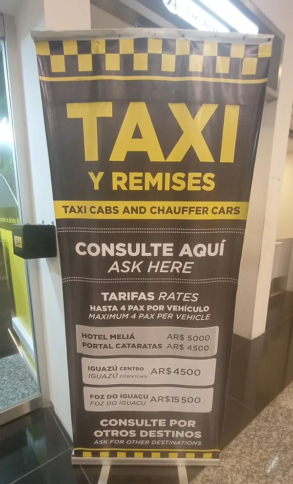 Como ir desde aeropuerto de Puerto Iguazú al centro (2023)